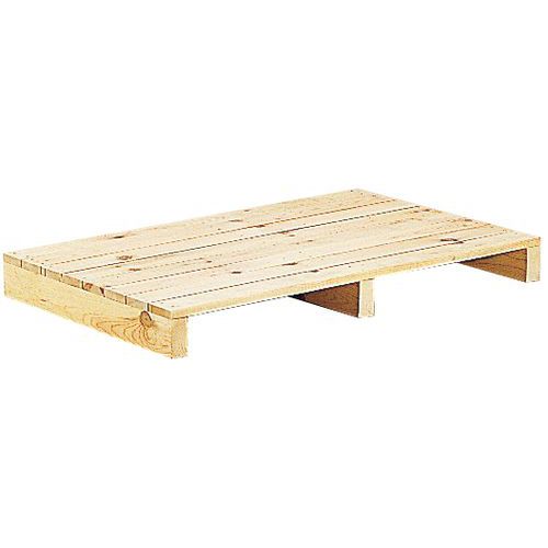 Palete de madeira com plataforma integral Palete de madeira com plataforma integral