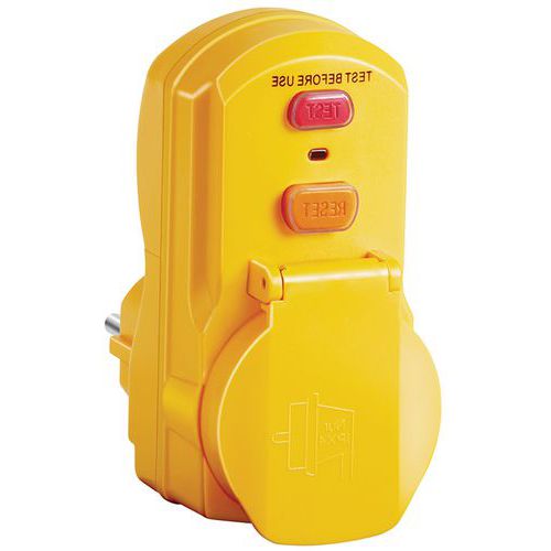 Adaptador com proteção diferencial 30 mA Adaptador com proteção diferencial 30 mA