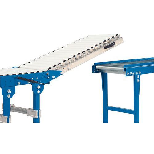 Portinhola rebatível - Para transportador rolo comprimento 400 mm Portinhola rebatível - Para transportador rolo comprimento 400 mm