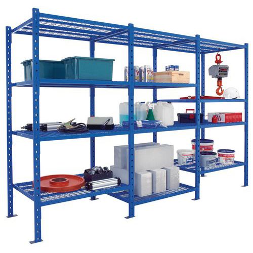 Estante Combi-Plus – Prateleiras gradeadas Estante Combi-Plus – Prateleiras gradeadas