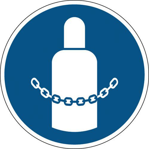 Painel de obrigação – Proteger as botijas de gás – rígido