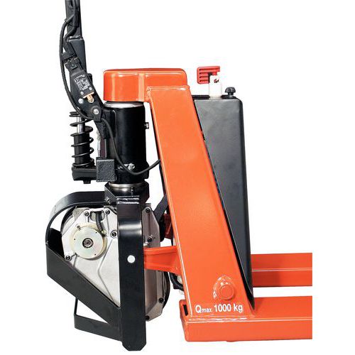 vire a chave para activar o accionamento