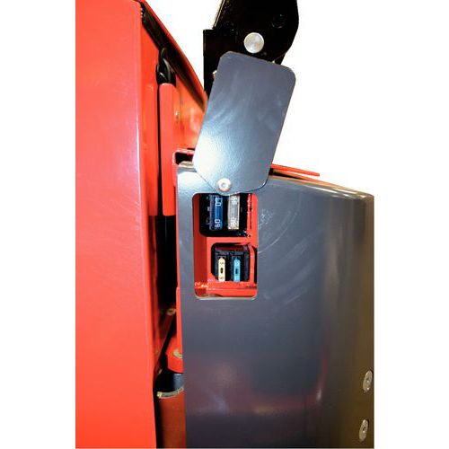 facilidade de acesso às peças para fácil manutenção