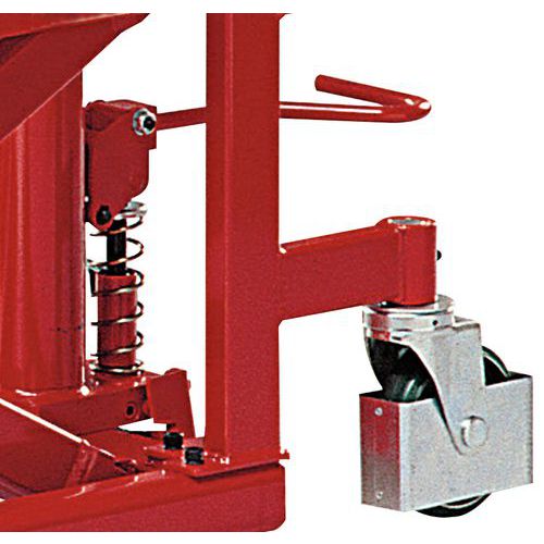 Comando de elevação através de pedal