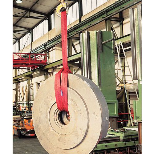 Linga redonda sem-fim em poliéster - Capacidade de elevação de 500 a 8. 000 kg - Comprimento útil 1 m a 4 m Linga redonda sem-fim em poliéster - Capacidade de elevação de 500 a 8. 000 kg - Comprimento útil 1 m a 4 m