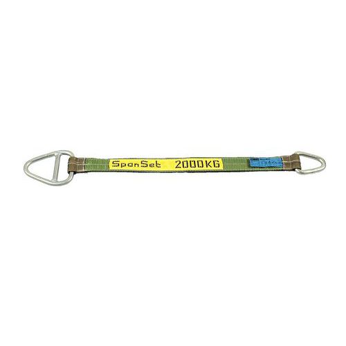 Linga com tratamento em poliuretano – capacidade de 2000 a 6000 kg – com argola de fecho e argola em aço – 2 m Linga com tratamento em poliuretano – capacidade de 2000 a 6000 kg – com argola de fecho e argola em aço – 2 m