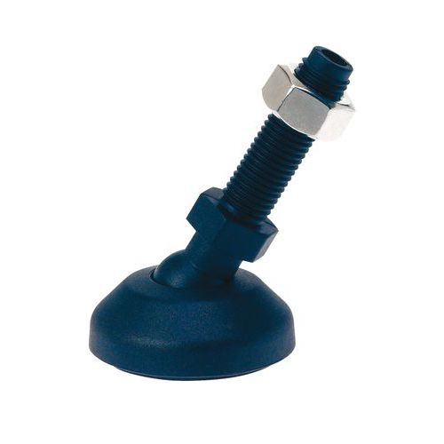 Pé regulável poliamida - Ø 60 mm - 600 kg - Aço Pé regulável poliamida - Ø 60 mm - 600 kg - Aço