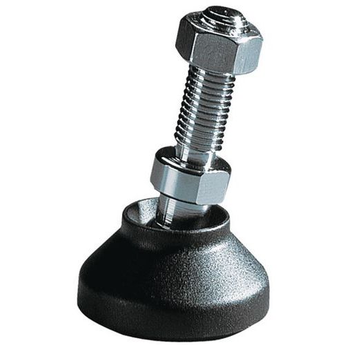 Pé regulável inox - Ø 60 mm - 1200 kg - Latão Pé regulável inox - Ø 60 mm - 1200 kg - Latão