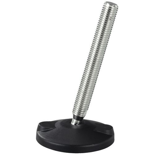 Pé regulável poliamida - Ø 80 mm - 1000 kg - Inox Pé regulável poliamida - Ø 80 mm - 1000 kg - Inox