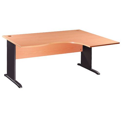 Secretária ergonómica Office II - Pés em L Secretária ergonómica Office II - Pés em L