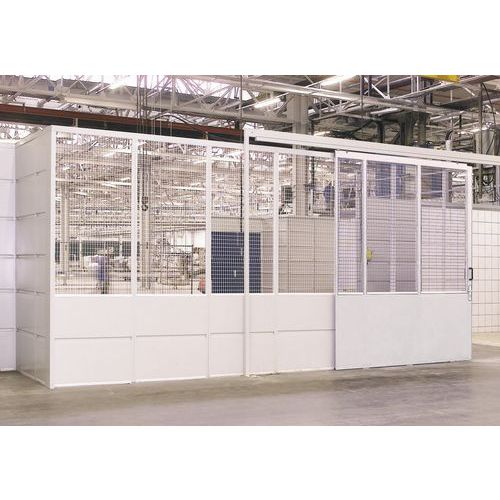 Painel de deslizamento - Para portas corrediças painel gradeado - Altura 2.51 m Painel de deslizamento - Para portas corrediças painel gradeado - Altura 2.51 m