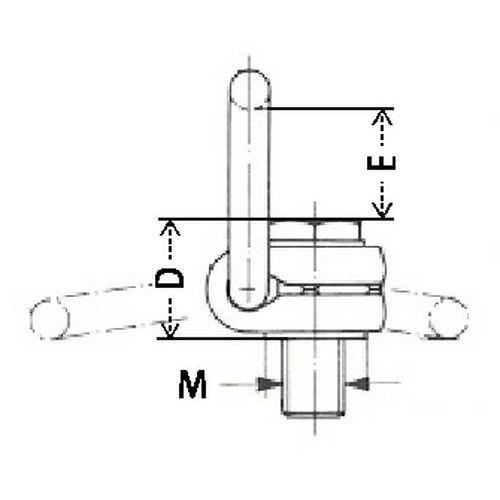 D = Pé de Altura E = Altura Interno M= Corte enfiando D = Pé de Altura E = Altura Interno M= Corte enfiando