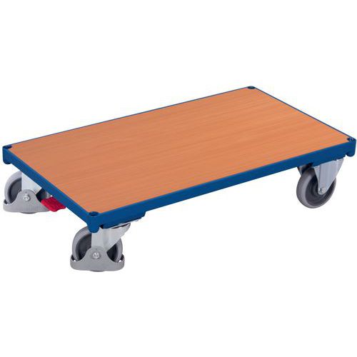 Plataforma móvel ergonómica em madeira – Capacidades de 400 e 500 kg Plataforma móvel ergonómica em madeira – Capacidades de 400 e 500 kg