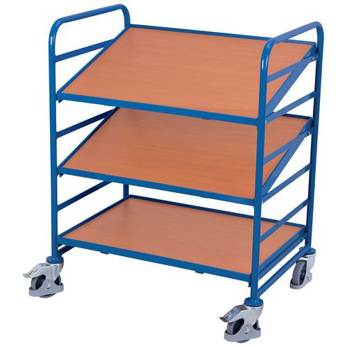 Carro de plataformas para caixas de norma europeia – 825 x 610 mm – Capacidade de 200 kg Carro de plataformas para caixas de norma europeia – 825 x 610 mm – Capacidade de 200 kg