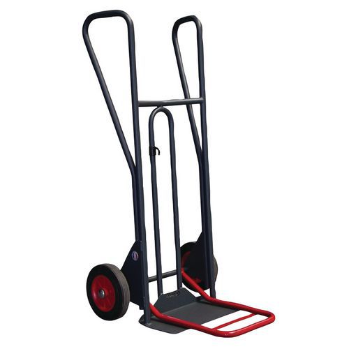 Transportador em aço ergonómico de 350 kg – Rodas em borracha Transportador em aço ergonómico de 350 kg – Rodas em borracha