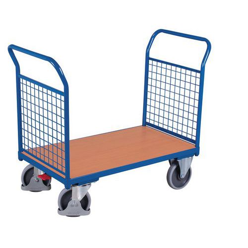 Carro ergonómico com painéis gradeados – 2 espaldares – Capacidade de 500 kg Carro ergonómico com painéis gradeados – 2 espaldares – Capacidade de 500 kg