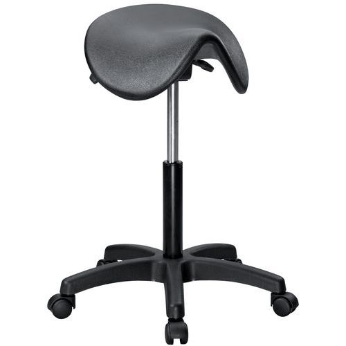 Banco sentado/em pé Pony – modelo alto com rodízios Banco sentado/em pé Pony – modelo alto com rodízios