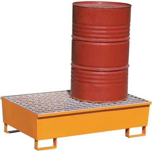 Caixa de retenção cónica - Capacidade de retenção de 220 l - Manutan Caixa de retenção cónica - Capacidade de retenção de 220 l - Manutan