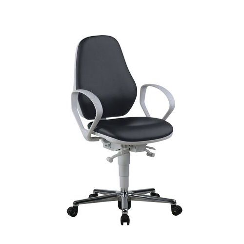 Cadeira baixa para sala, branca Bimos 9142 – Ergonómica Cadeira baixa para sala, branca Bimos 9142 – Ergonómica