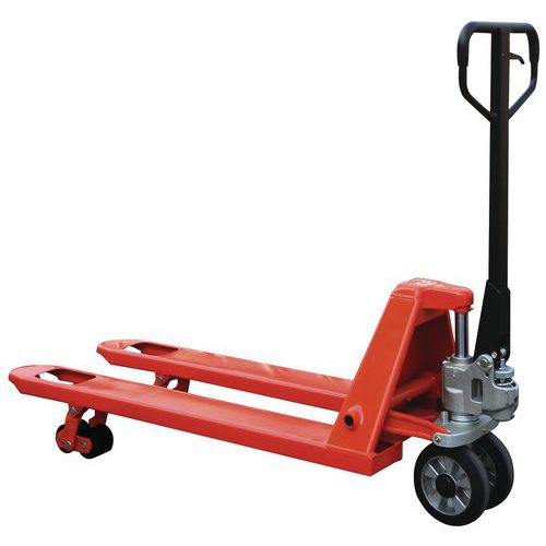 Porta-paletes manual – 1150 mm de comprimento – capacidade de 2500 kg Porta-paletes manual – 1150 mm de comprimento – capacidade de 2500 kg