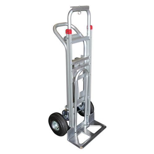 Carro transportador combinado de 250 kg e 350 kg – 3 posições – Rodas pneumáticas Carro transportador combinado de 250 kg e 350 kg – 3 posições – Rodas pneumáticas