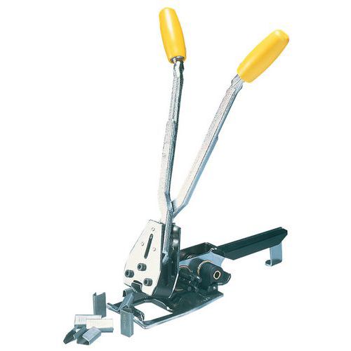 Combinado esticador-engastador KUC - Fitas de polipropileno, poliéster & têxtil Combinado esticador-engastador KUC - Fitas de polipropileno, poliéster & têxtil