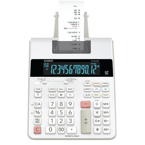Calculadora com impressora – FR-2650RC-W-EH – Casio Calculadora com impressora – FR-2650RC-W-EH – Casio