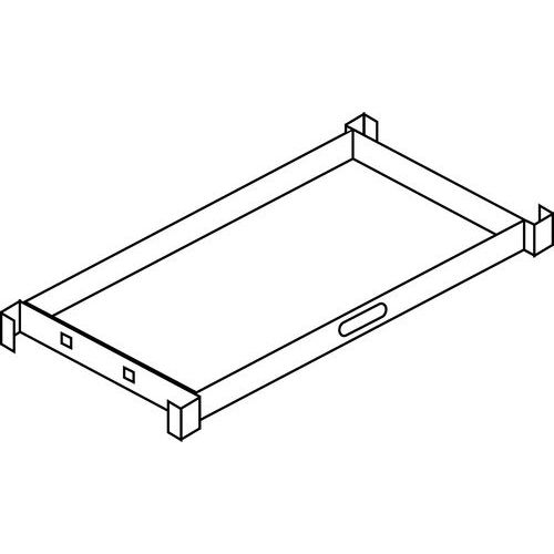 Estrutura extraível para pastas suspensas para armário de oficina Kind Estrutura extraível para pastas suspensas para armário de oficina Kind