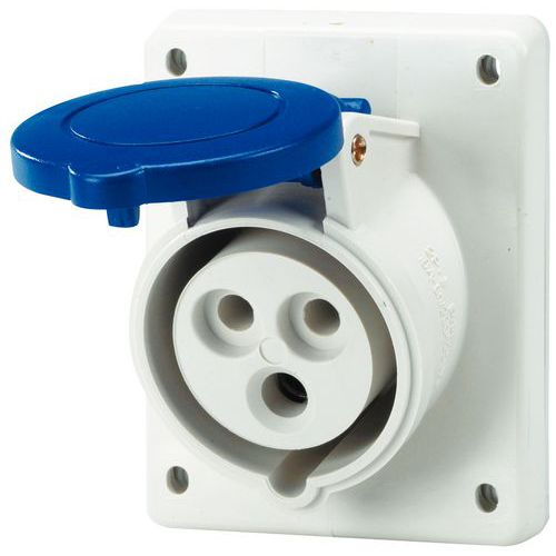 Tomada industrial - Modelo 2P + T Tomada industrial - Modelo 2P + T