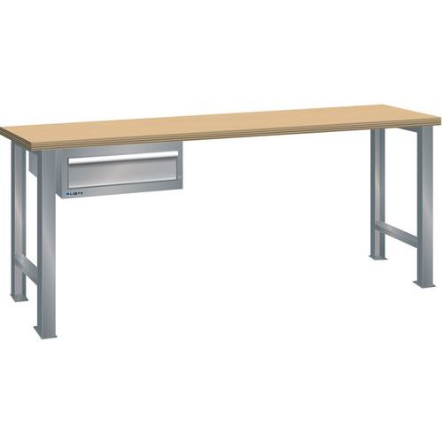 Bancada 27x36E com 1 gaveta – altura de 850 mm – Lista