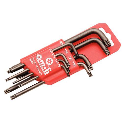 Jogo de chaves macho Tamper Torx® Jogo de chaves macho Tamper Torx®