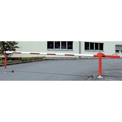 Barreira de estacionamento elevatória manual – Passagem de 3 a 8 m – Croso