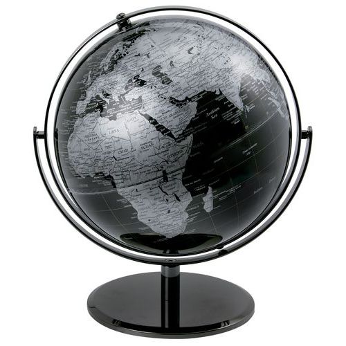 Globo geopolítico multidirecional decorativo – Com base Globo geopolítico multidirecional decorativo – Com base