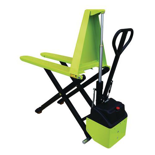 Porta-paletes elétrico ergonómico de grande elevação – capacidade de 1000 kg – Pramac Porta-paletes elétrico ergonómico de grande elevação – capacidade de 1000 kg – Pramac