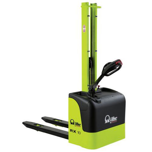Empilhador elétrico RX Plus – capacidade de carga de 1000 kg Empilhador elétrico RX Plus – capacidade de carga de 1000 kg