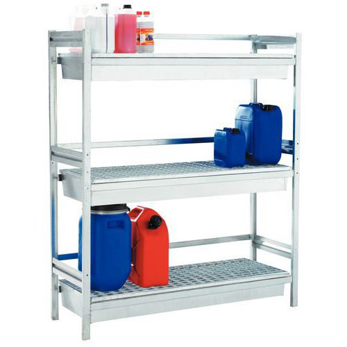 Estante de retenção galvanizada – MDM Estante de retenção galvanizada – MDM