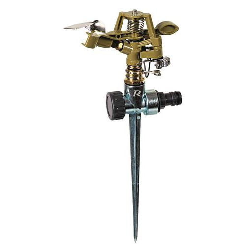 Aspersor de rega com estaca em metal Aspersor de rega com estaca em metal