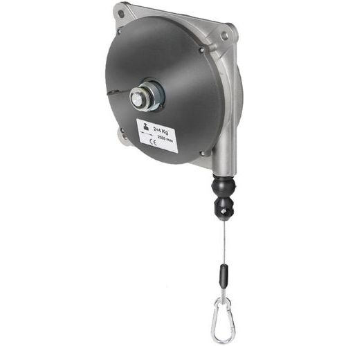 Equilibrador EQ27 carga 10-14 kg - Curso do cabo de 2500 mm Equilibrador EQ27 carga 10-14 kg - Curso do cabo de 2500 mm