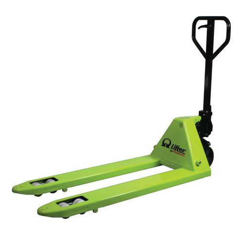Porta-paletes ergonómico de elevação rápida - Capacidade de 2500 kg Porta-paletes ergonómico de elevação rápida - Capacidade de 2500 kg