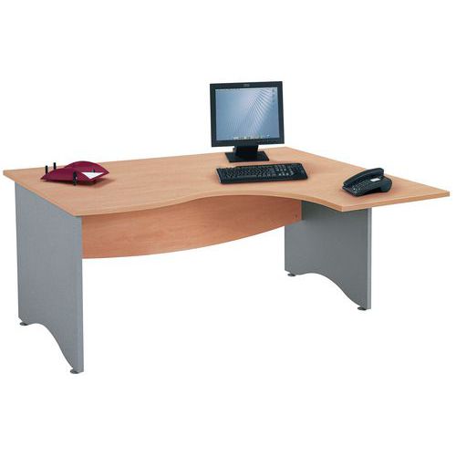 Secretária ergonómica Galaxy - Faia Secretária ergonómica Galaxy - Faia