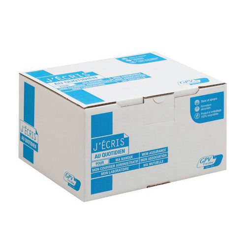 Envelope branco de 90 g – caixa de 500 Envelope branco de 90 g – caixa de 500