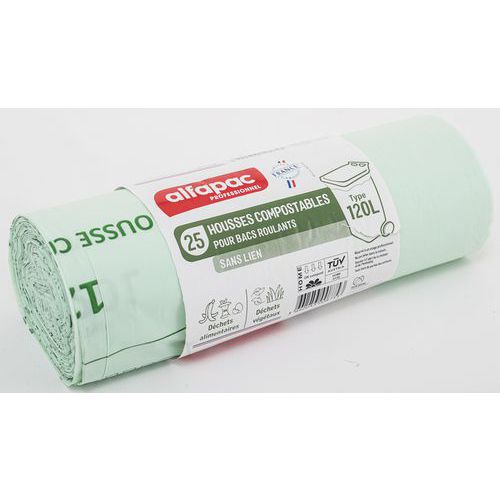 Cobertura compostável – resíduos orgânicos 120 L – Alfapac