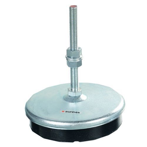 Suporte antivibrações com haste inclinável para cargas médias - Tamanho roscagem M16 Suporte antivibrações com haste inclinável para cargas médias - Tamanho roscagem M16