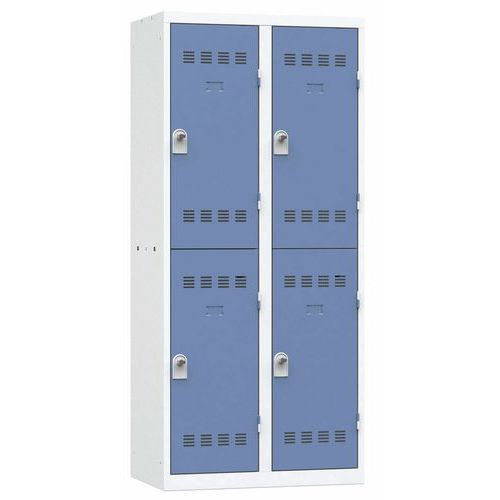 Cacifo multicompartimentos – 2 colunas – 2 compartimentos – 400 mm de largura Cacifo multicompartimentos – 2 colunas – 2 compartimentos – 400 mm de largura