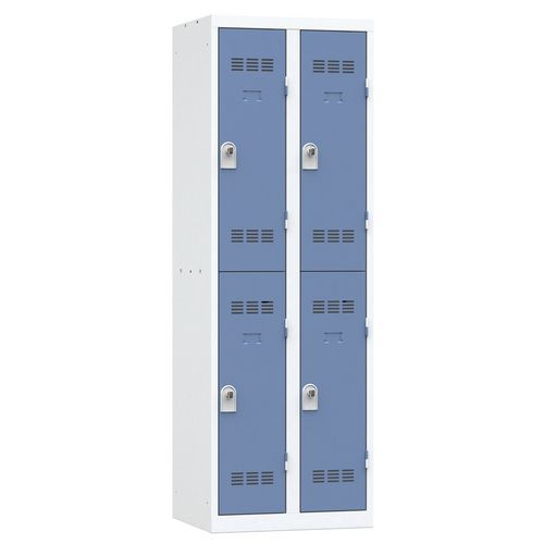 Cacifo multicompartimentos – 2 colunas – 2 compartimentos – 300 mm de largura Cacifo multicompartimentos – 2 colunas – 2 compartimentos – 300 mm de largura