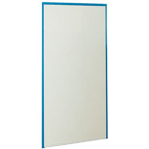 Cubículo simples parede em melamina - Painel integral - Altura 1,70 m Cubículo simples parede em melamina - Painel integral - Altura 1,70 m