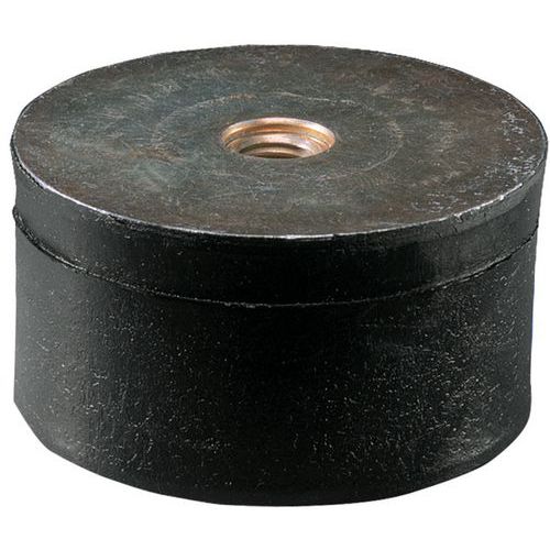 Suporte antivibrações universal com 1 haste interior - Tamanho roscagem 10 Suporte antivibrações universal com 1 haste interior - Tamanho roscagem 10