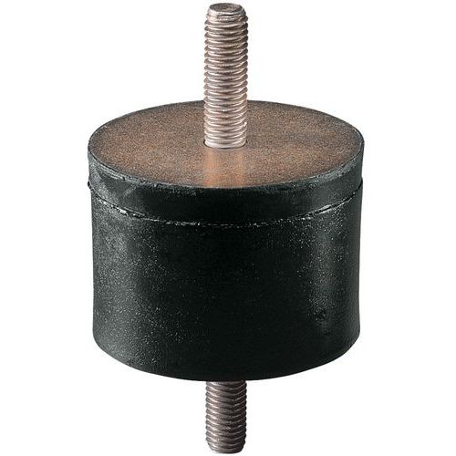 Suporte antivibrações universal com 2 hastes roscadas - Tamanho roscagem M10 Suporte antivibrações universal com 2 hastes roscadas - Tamanho roscagem M10