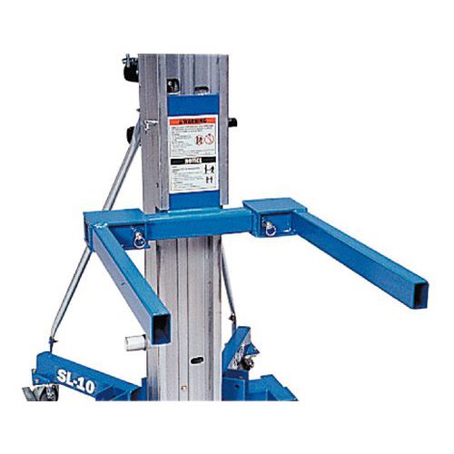 SuperLift + garfos de largura regulável + garfos ajustáveis para paletes SuperLift + garfos de largura regulável + garfos ajustáveis para paletes