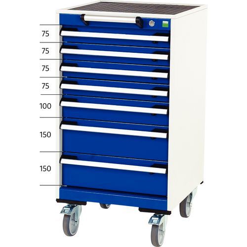 Armário móvel com gavetas Cubio - Largura 52,5 cm Armário móvel com gavetas Cubio - Largura 52,5 cm